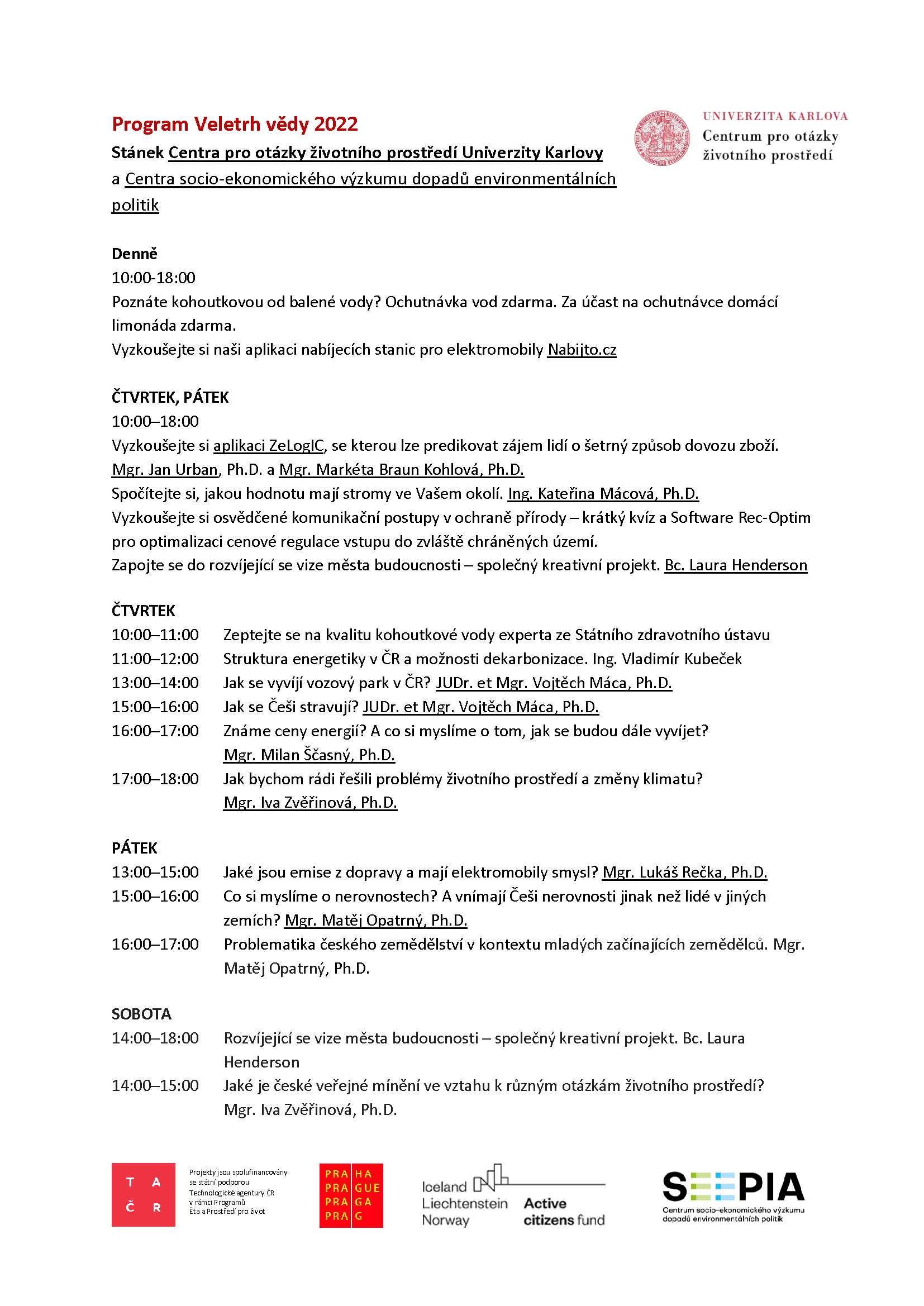 PROGRAM Veletrh vedy 2022 COZP UK 1